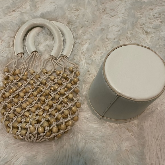 Gorgeous STAUD white Moreau leather bucket bag - Picture 15 of 16